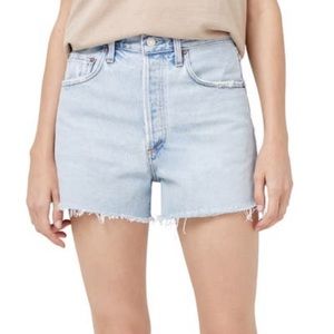 NWT Agolde Jinx Dee Cotton Denim Shorts